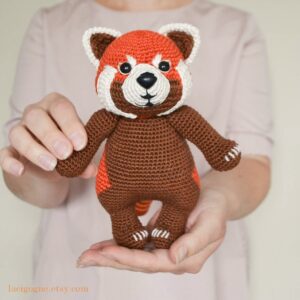 Red panda crochet pattern