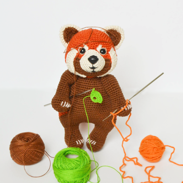 Red panda crochet pattern