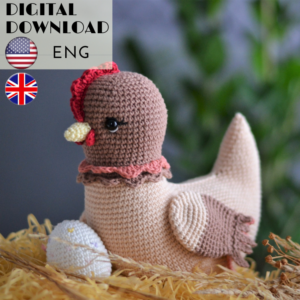 Easter chicken crochet pattern LaCigogne design