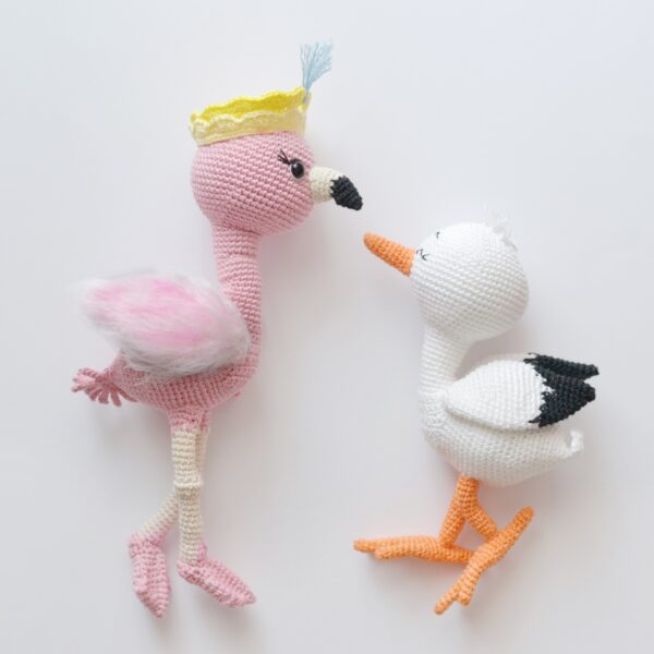 Flamingo crochet pattern , flamingo ursery decor