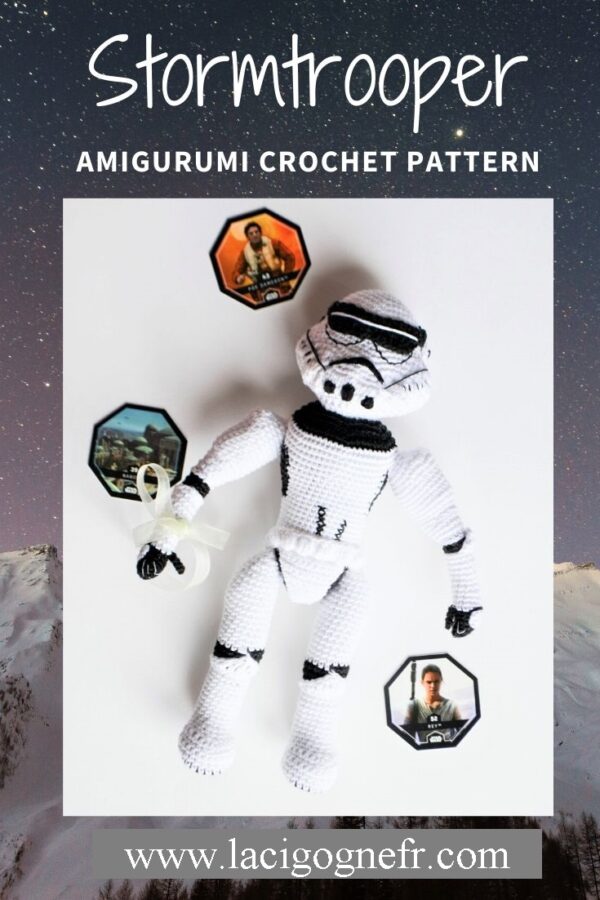Stormtrooper Amigurumi crochet pattern