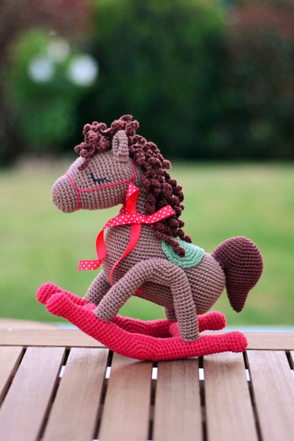 Rocking horse amigurumi pattern - LaCigogne - crochet animal pattern