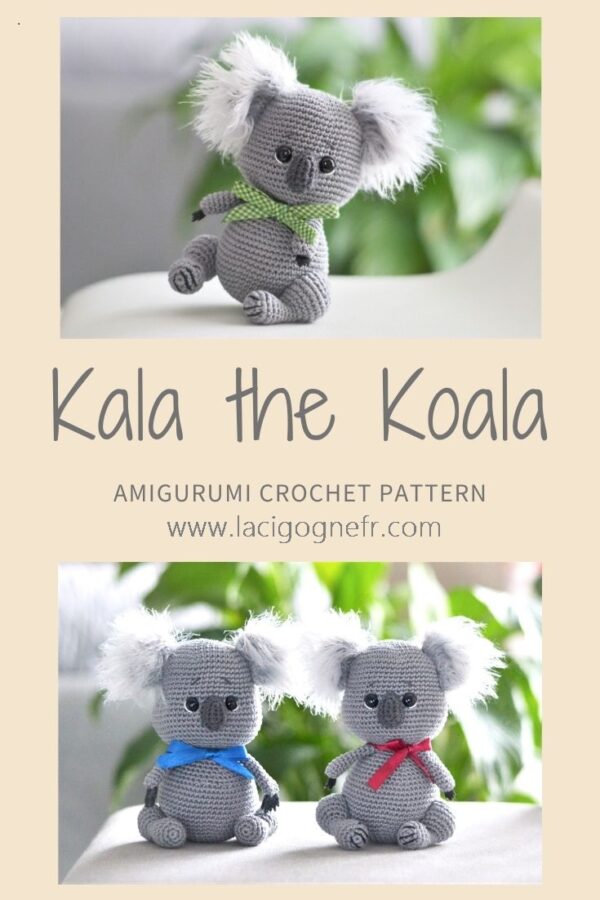 Koala patron d'un amigurumi au crochet