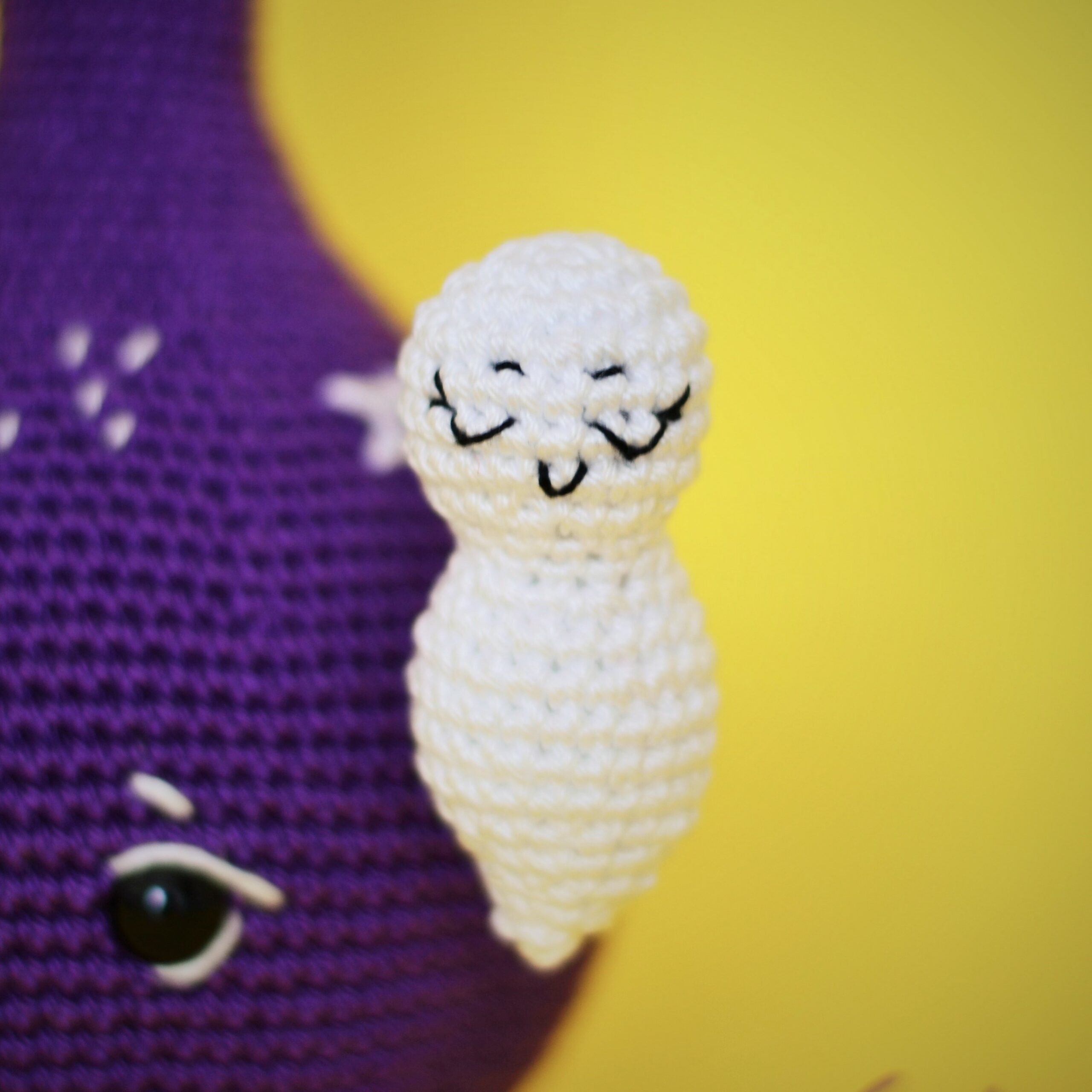 Crochet White Onion Stuffed Plush Amigurumi Pretend Play -  in 2023