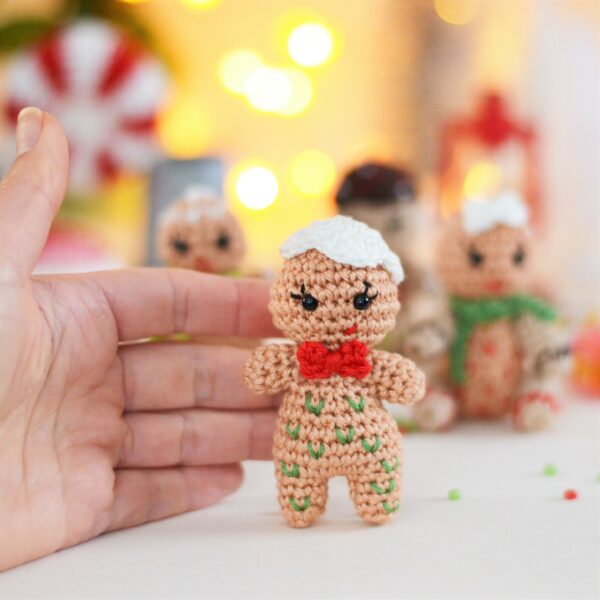 gingerbread man crochet pattern